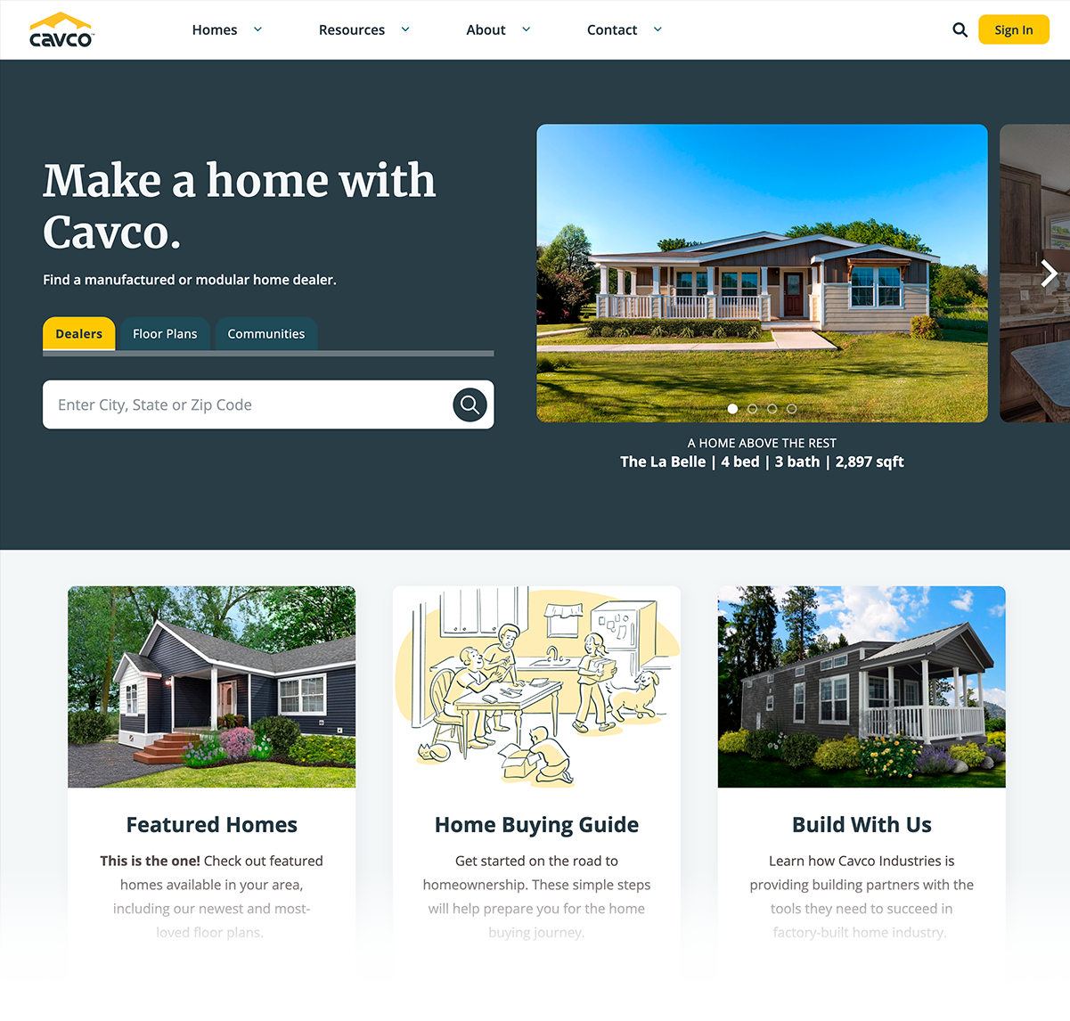 cavcohome site